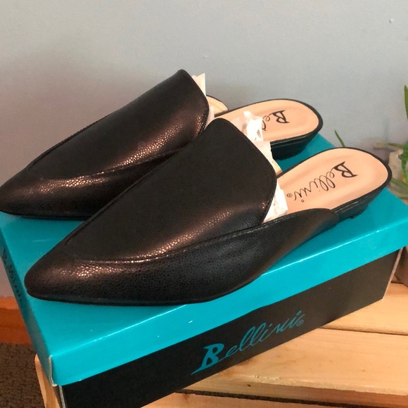 Bellini Shoes - Bellini Black Stingray Mules